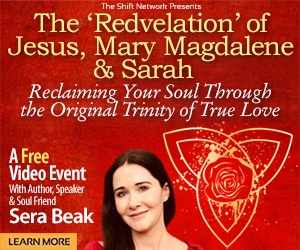 The ‘Redvelation’ of Jesus, Mary Magdalene and Sarah with Sera Beak