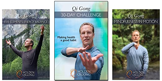Qigong 30 day Challenge 3 DVD set by Lee Holden Qigong Master Teacher