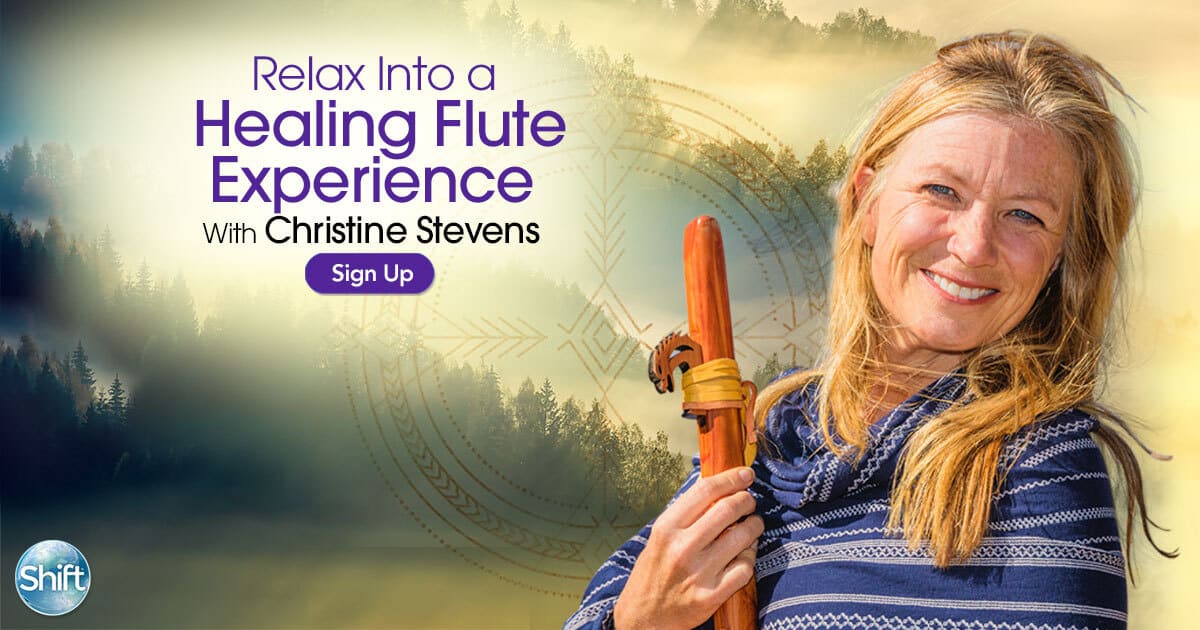 Relax Into a Healing Flute Experience with Christine Stevens Flute Sound Healing Therapist (September – October 2020)