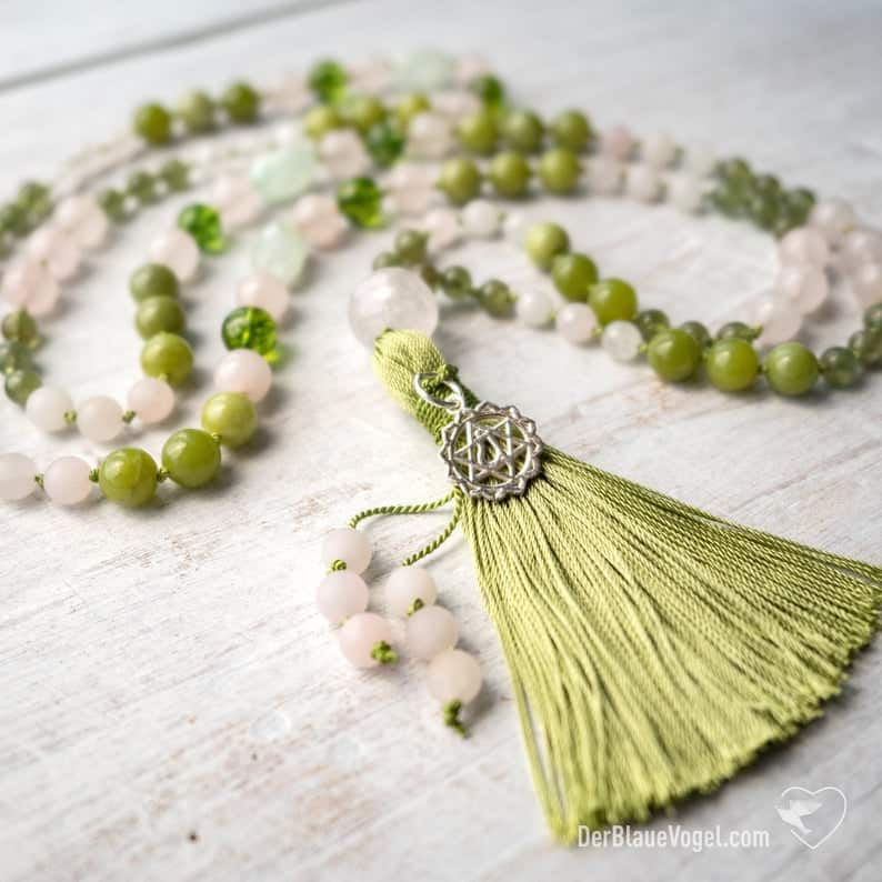 Anahata Chakra Mala Heart Chakra Necklace Gifts for Yoga Lovers