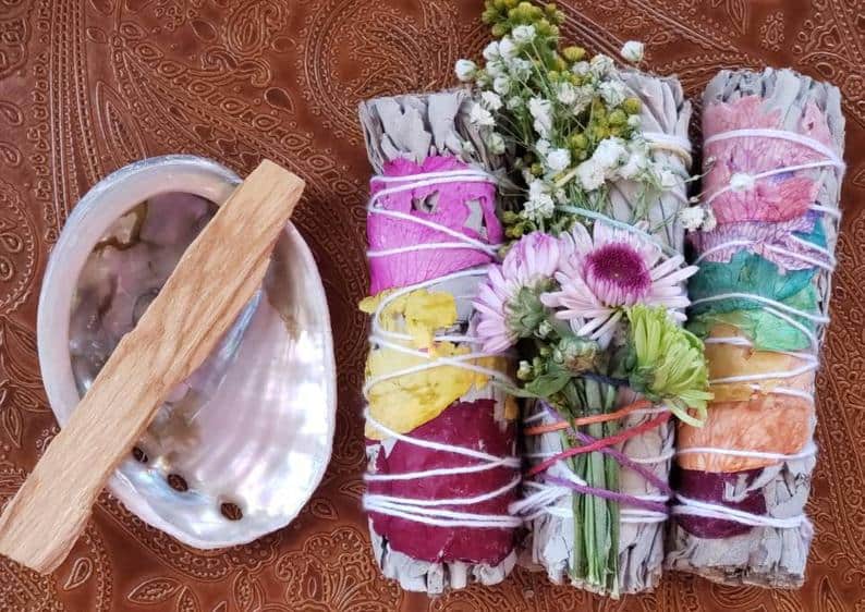 Chakra Sage Bundle Kit Gifts for Yoga Lovers & Meditators