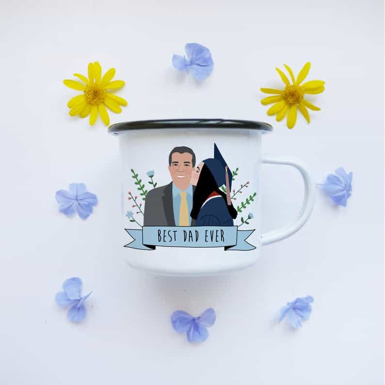 Custom Dad Portrait Mug