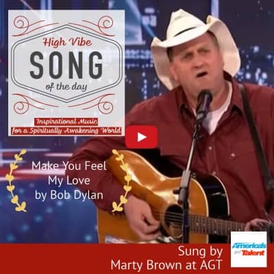Marty Brown Sing Make You Feel My LOve by Bob Dylan at America's Got Talent Competition