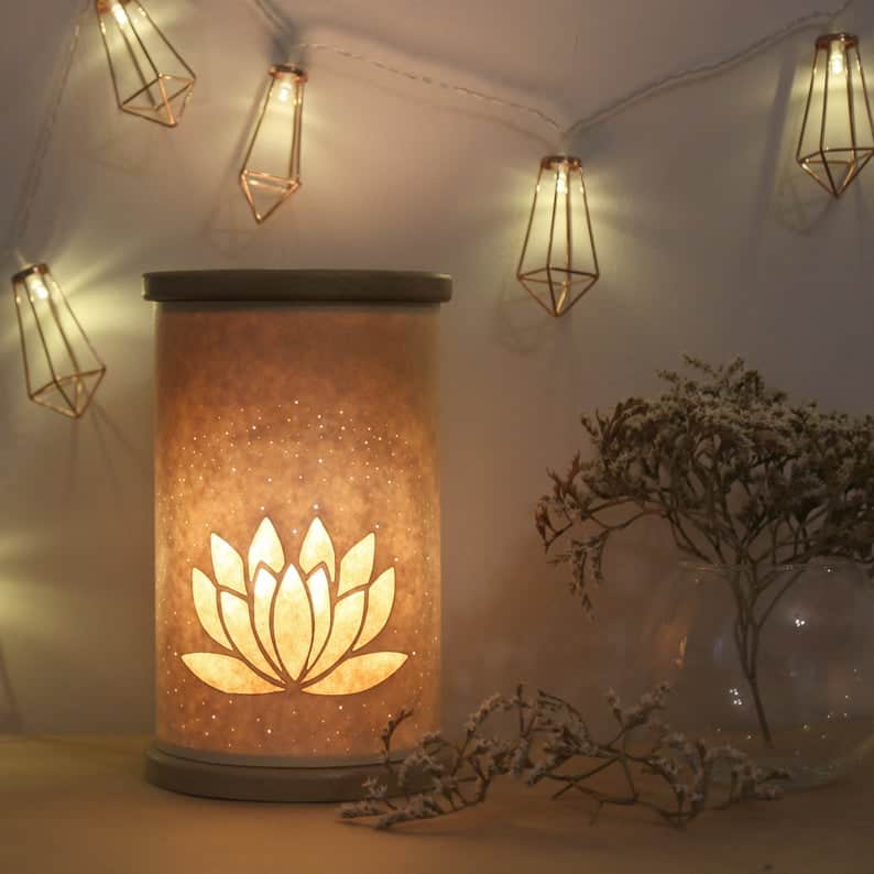 Lotus sign - original zen-buddhism night lamp,for Zen She Shed Interiors