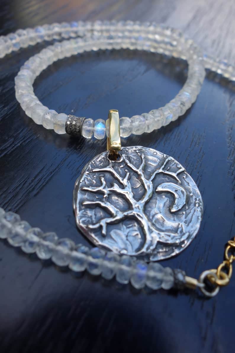 Nature Inspired TRee of Life Necklace Artisan Jewelry
