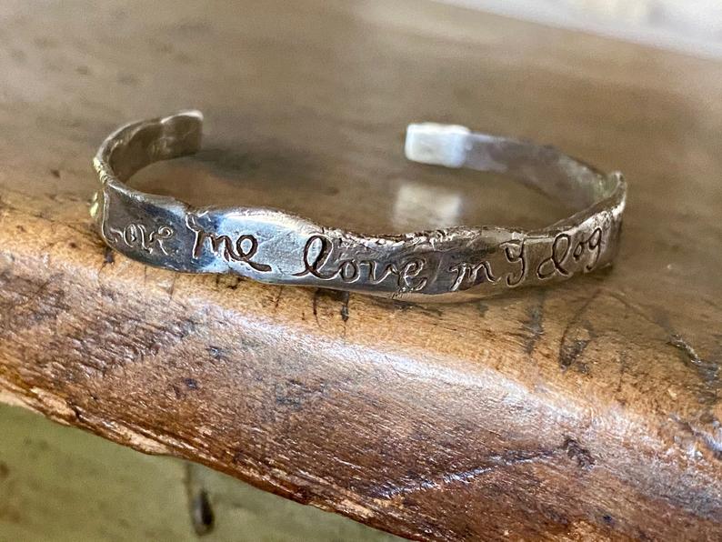 Sterling Silver Cuff Bracelet, Secret Message Cuff, Personalized Mother Children Child Mom Baby Wife, Quote Cuff Bracelet