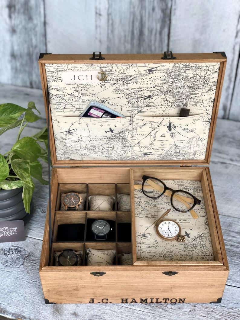 Watch Box - Watch Organizer Gifts for Men