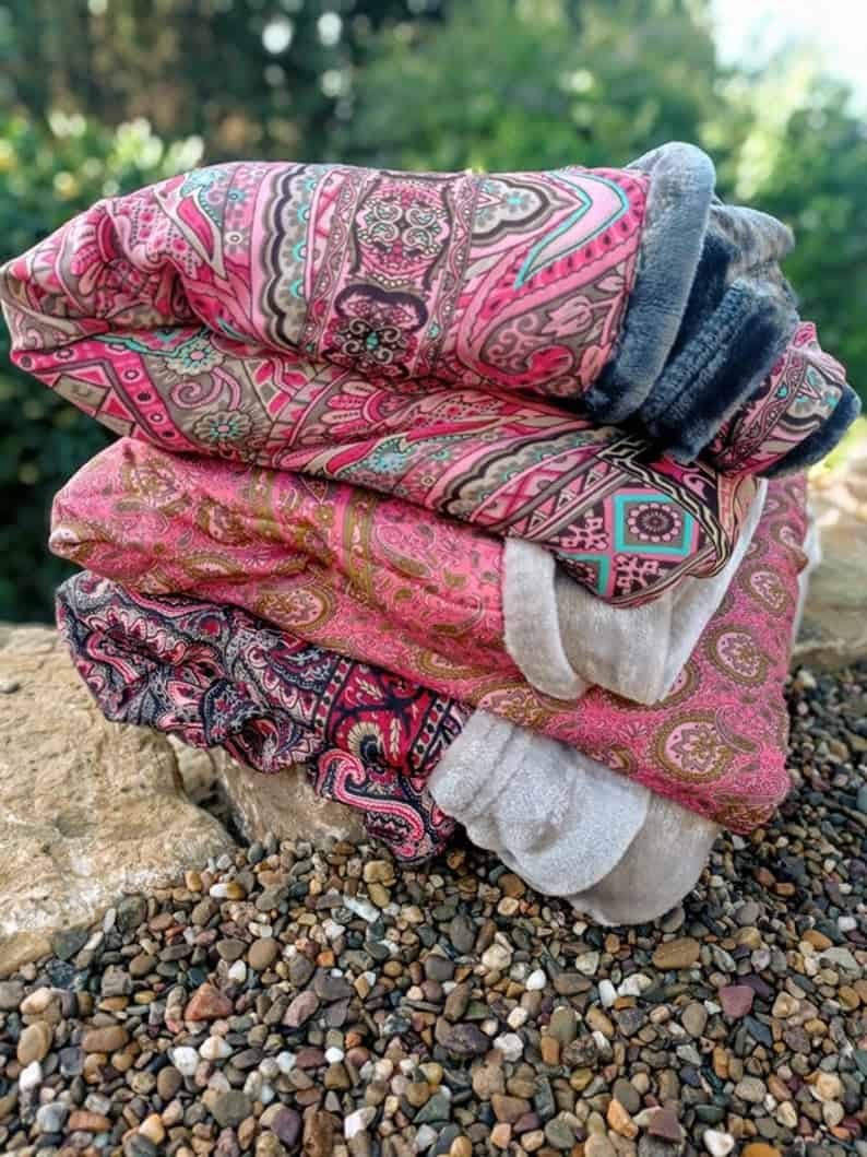 Yoga Blanket Silk Dhyanagrey+ Silk Bag FREE