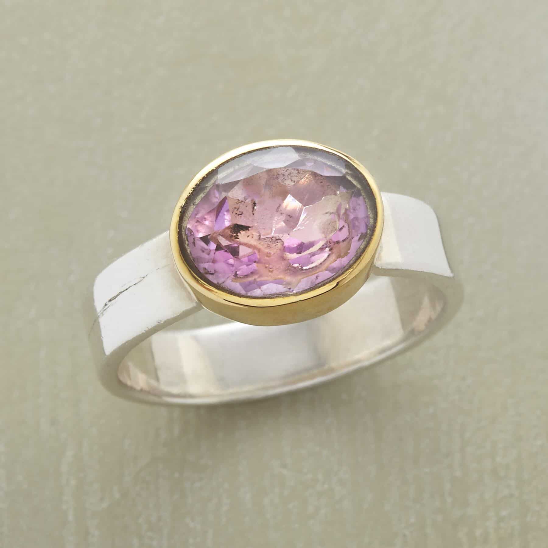Amethyst In The Mix Ring-64887