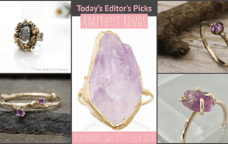 February Birthstone Amethyst Rings Editor's Picks