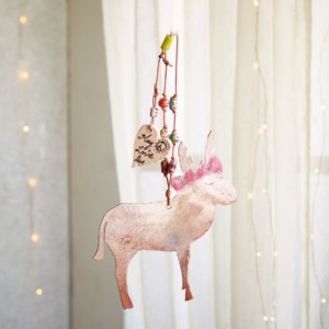 Prudence the Donkey Hanging Art