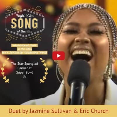 The Star Spangled Banner is Our High Vibe Song of the Week in the 500s Super Bowl LV Duet with Eric Church and Jazmine Sullivan