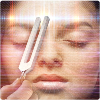 Receive a tuning fork healing sounds to promote optimal wellbeing