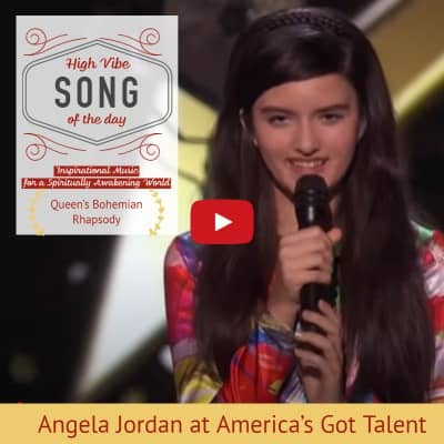 High Vibe Song of the Day Angelina Jordan - Bohemian Rhapsody - America's Got Talent_ The Champions One 
