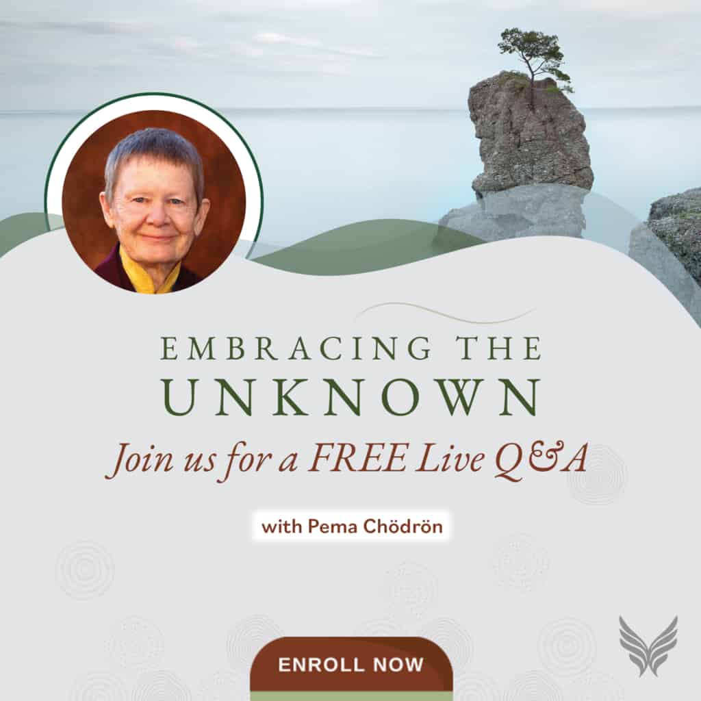 How to Embrace Uncertainty and The Tibetan Book of the Dead Onlne Couse with Pema Chodron
