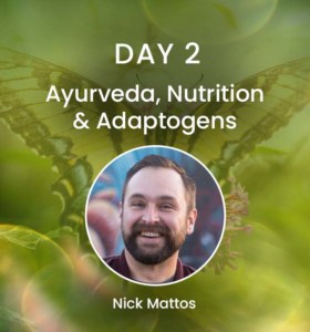 Day 2: Ayurveda, Nutrition & Adaptogens, with host Nick Mattos- Health Current Events 2021-5 Pillars of Health