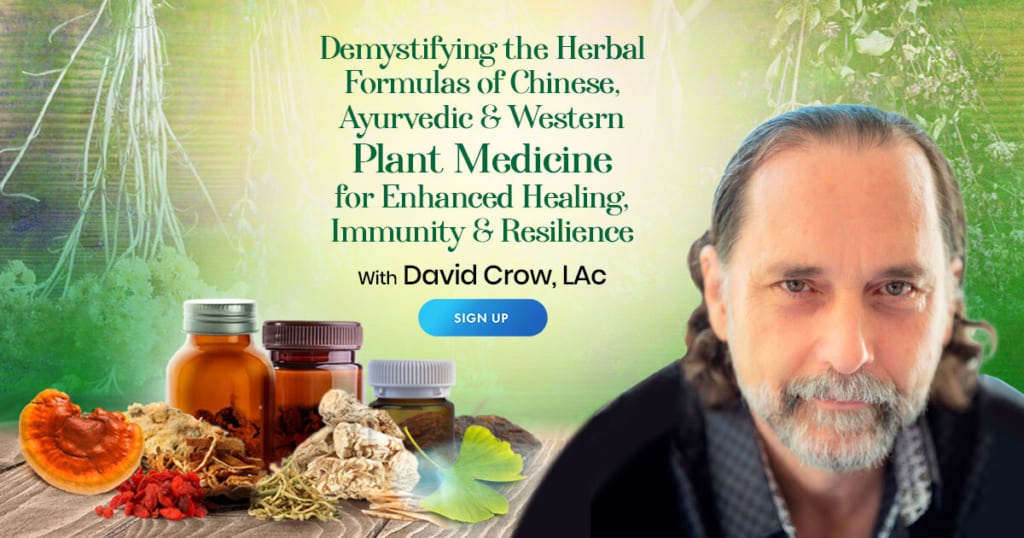 Demystifying the Herbal Formulas of Chinese, Ayurvedic & Western Plant Medicine for Enhanced Healing, Immunity & Resilience with David Crow (October – November 2021)