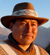 Puma Fredy Quispe Singona Teacher of Andean Shamanic Rituals