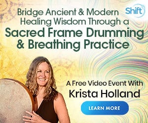 Move through a guided sound-healing experience w/the rhythms of the sound healing drum