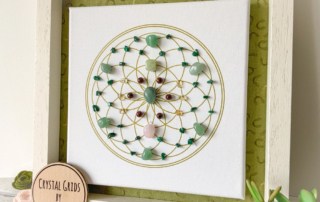 Editors Pick Sacred Geometry Seed of Life Crystal Wall Decor