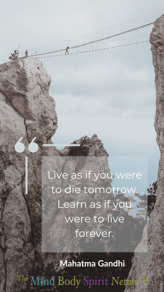 Professional Development Quote: “Live as if you were to die tomorrow. Learn as if you were to live forever.”
– Mahatma Gandhi