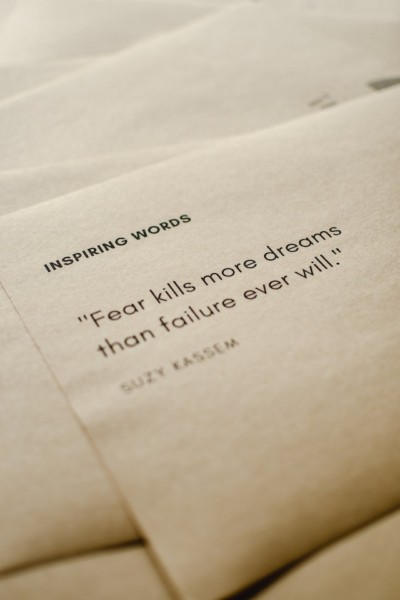 Fear kills more dreams than failure ever will.