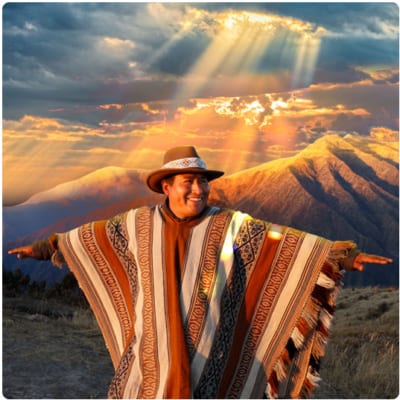 Puma Fredy Quispe Singona teaches shamanic plant medicine