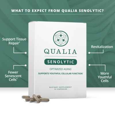 Reviews Qualia Senolytic Two Day Cell Rejuvenation Regimine- Antiaging Supplements Reverse Aging Supplements