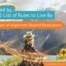 Get Inspired by My Top 12 List of Rules for Life